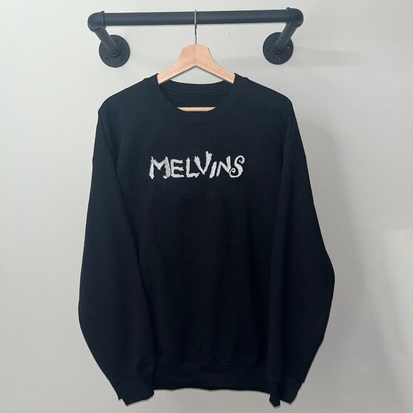 Black The Melvins Grunge Metal Rock Band Hardcore Music US Crewneck Sweatshirt - Picture 1 of 2